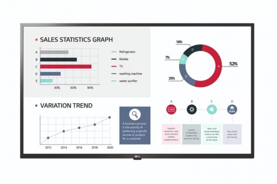 Изображение Информационный дисплей LG 43" 43UL3G