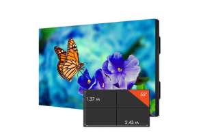  Фото видеостена 2x2 nec un552v 55" (шов: 3,5) - фото 3