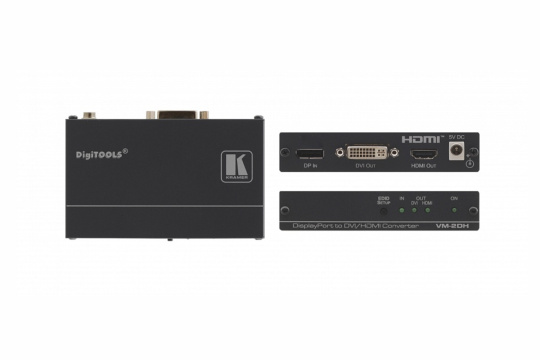 Изображение Преобразователь DisplayPort в DVI и HDMI Kramer VM-2DH