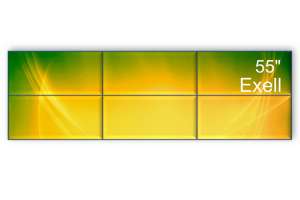  Фото видеостена 3x2 exell 55" expd-wa55ab05 - фото 2