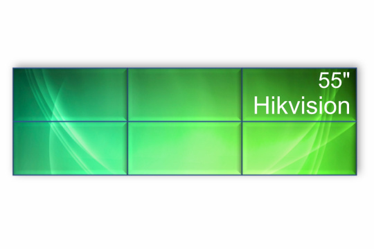  Фото видеостена 3x2 hikvision 55" ds-d2055le-g - фото 1